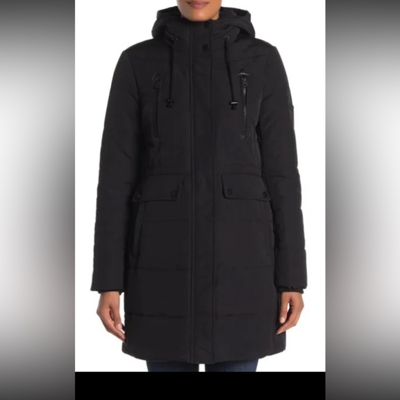 Lucky Brand Missy Faux Fur Hood Parka - Picture 5 of 7
